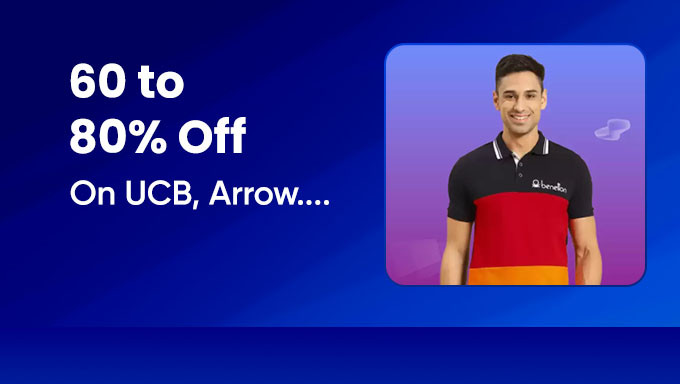 Upto 60% To 80% Off On Casual Wear For Men