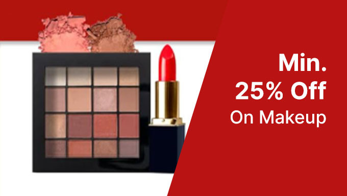 Min 25% Off On Bestselling Makeup