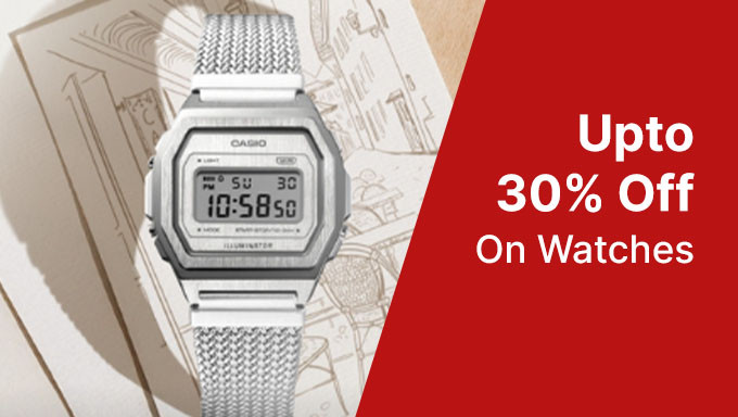 Upto 30% Off On Watches