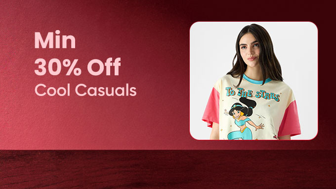 Min 30% Off + Extra 10% Off On Min Order Value Of Rs.300 On The Souled Store