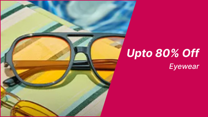 Upto 80% Off On Eyewear