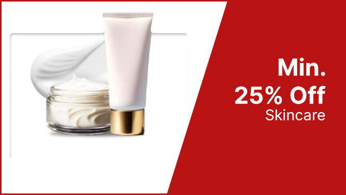 Min 25% Off On Skincare Products